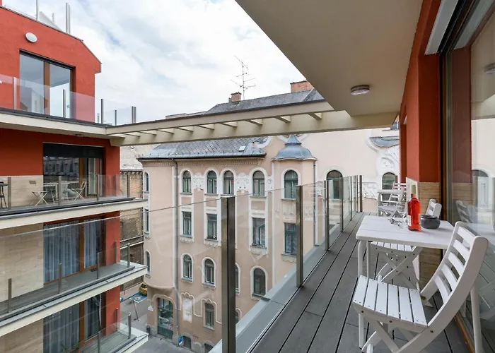 Apartmán Downtown Residences - Ac,elevator,terrace Budapešť